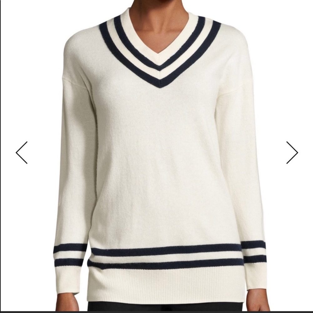 FRAME denim varsity sweater